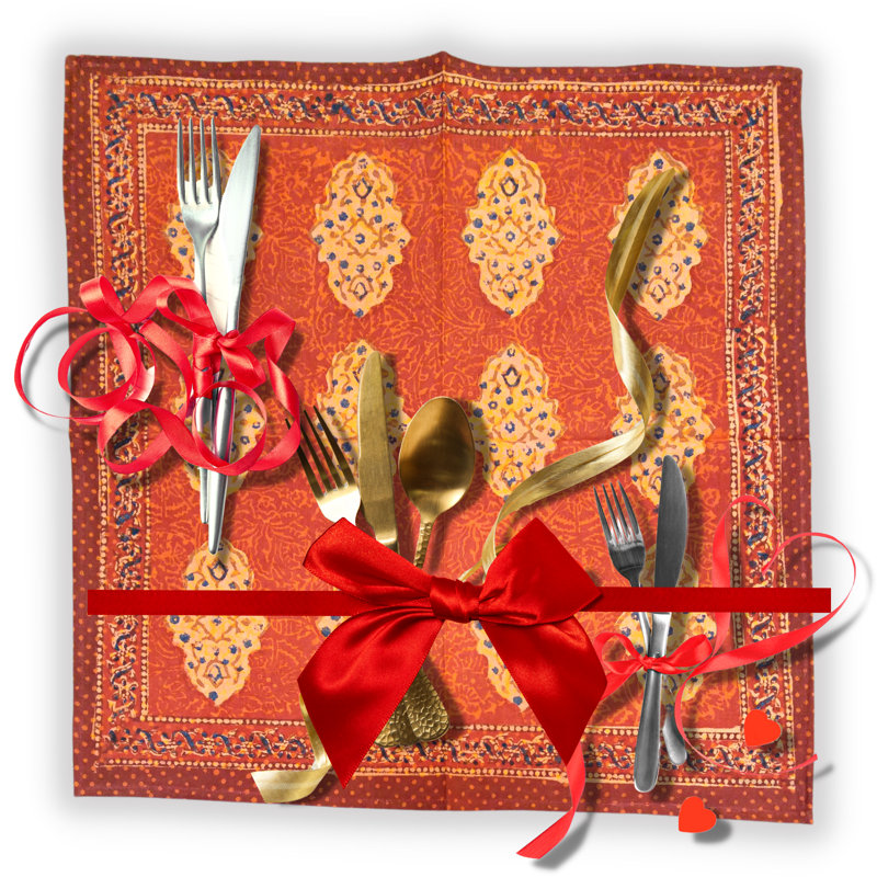 Ensemble de quatre serviettes en coton Finnur