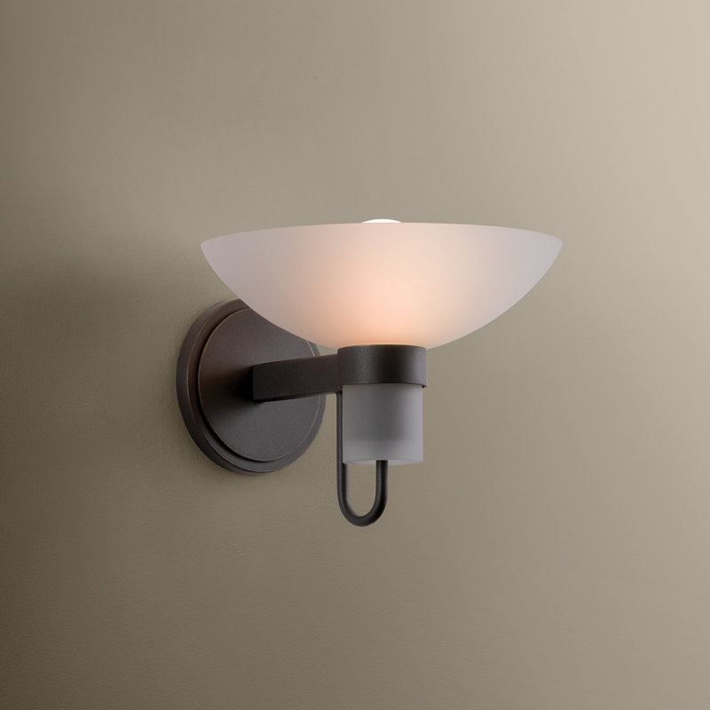 Applique murale 1 lumière en bronze texturé de H 9,5 po de largeur Troy Lighting Arturo