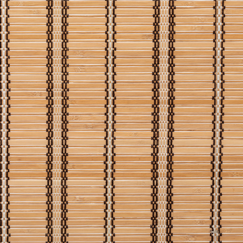 Semi Sheer Bamboo Roman Shade, 48"W x 64"L