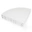 Table ronde pliante en plastique avec poignée, table pliante ronde, pour fêtes, événements, blanc