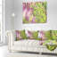Belles fleurs de menthe dans le jardin - coussin à imprimé floral-30721820-30721816