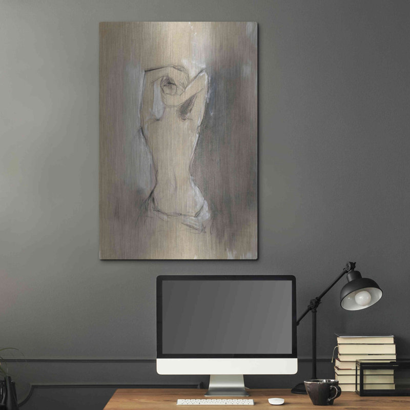 «Contemporary Draped figure I» par Ethan Harper, H 36 po x l 24 po