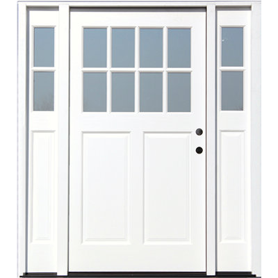 65'' x 81.5'' Wood Front Entry Doors
