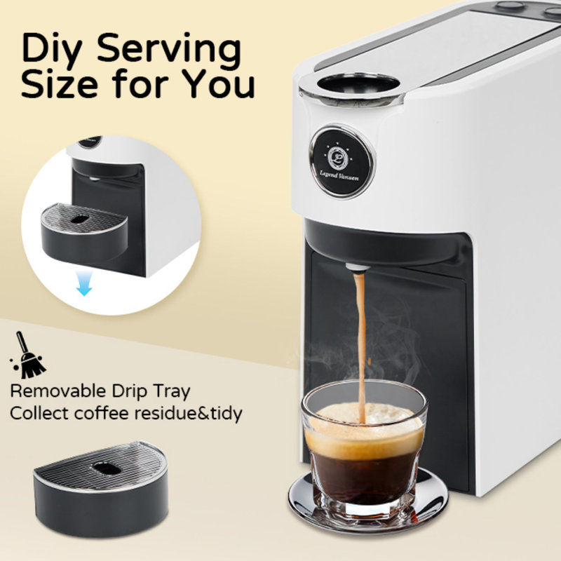 Espresso Coffee Machine With 2 Extraction Modes
