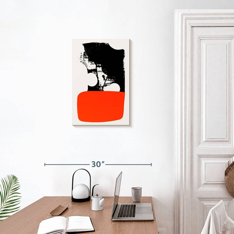Avery Abstracta Orange, 24" H x 16" W