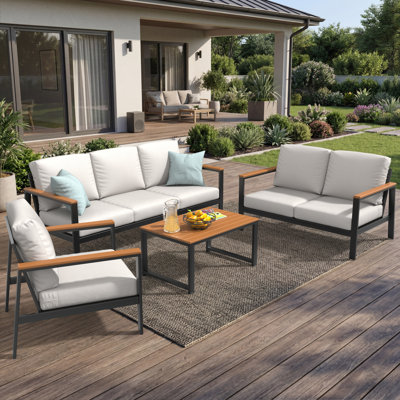 Ensemble de conversation Townsend avec coussins Sunbrella