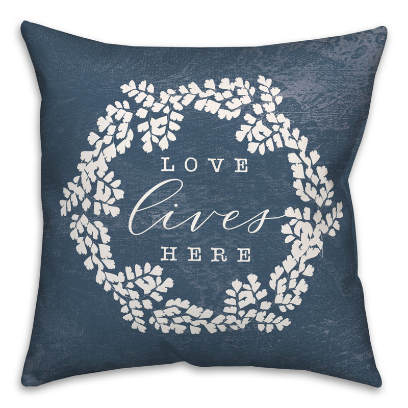  Housse et insert de coussin Love Lives Here