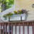 Nekeysha Metal Railing Planter