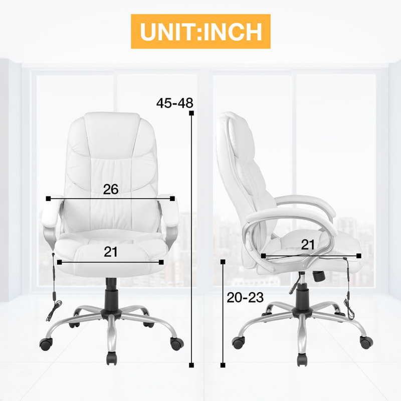Fauteuil Auti Excutive, Blanc