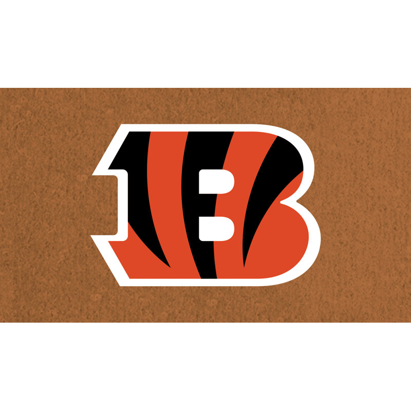 Jeremias NFL Coir Team Logo Outdoor Doormat, Cincinnati Bengals