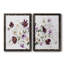 Améthyste Bouquet I - Ensemble de 2 peintures sur toile encadrées-857497030-857497029