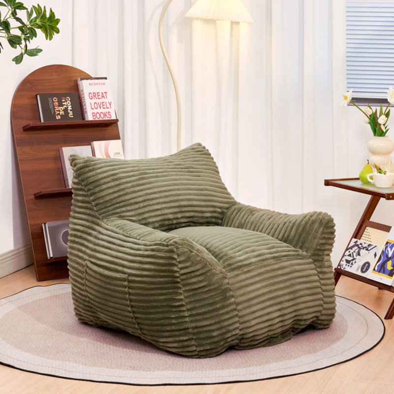 Corduroy Arden with Armrests, Green