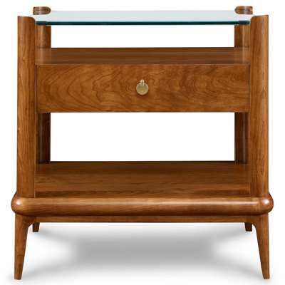 Martine 33'' W Solid Wood Nightstand