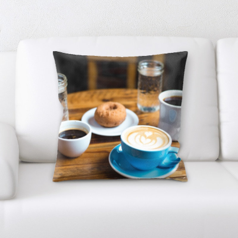 Microsuede Throw Pillow