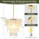 Isla Dimmable Layered Capiz Chandelier