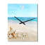 Paysage avec coquillages sur une plage tropicale - Horloge murale plage en métal-166126903