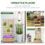 Jardinière surélevée en bois avec jardinière et jardinière