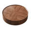 Table basse ronde en noyer avec tiroirs de rangement Minimalist-314623047
