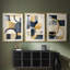 ABSTRACT Series DLXII - Impression encadrée sur mesure de qualité supérieure - 3 pièces-2021631728-2021631722