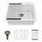 Quartz Kitchen Sink, Granite Composite Drop-In Single Bowl Kitchen Sink-118539048