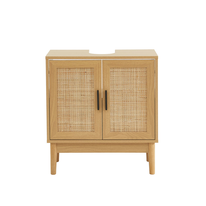 Supai 60cm Single Bathroom Vanity Base Only in Wood