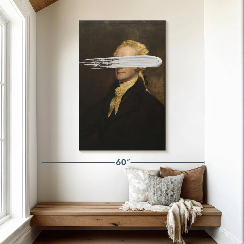 Leisha Masked Hamilton, 48" H x 32" W