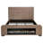 Crombie Upholstered Queen Audio Flame Visualizer Bed-1632246713