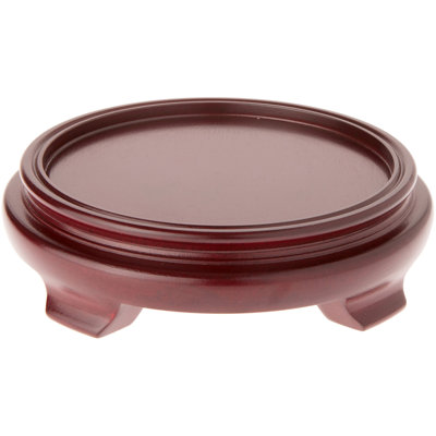 Red Barrel Studio® Round Wood Veneer Footed Display Base