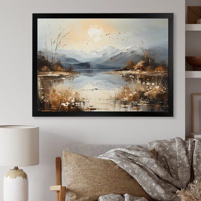 " Beige Dandelion Flowers On Lake "