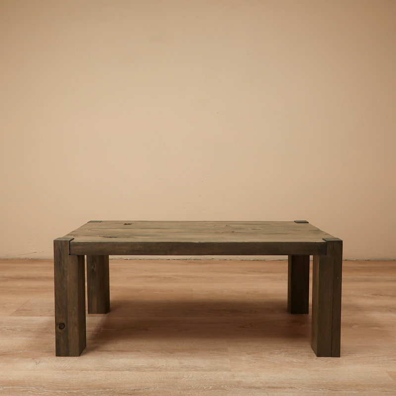 Table basse Ahlayla, H 15 po x L 36 po x l 18 po, Tonneau vieilli