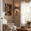 Applique murale 1 lumière Meridian en noir mat-713545676-713545677