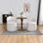 Nian 22" Wide Modern Curved Backrest Design Upholstered Accent Side Chair