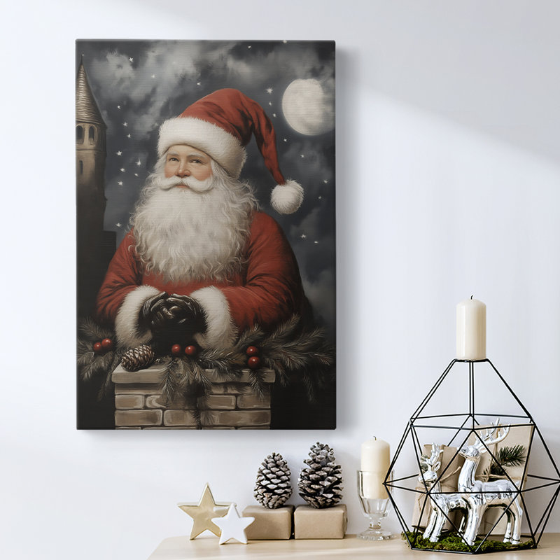 Art des Fêtes de Noël - Toile tendue avec châssis - série 2-CCGCLXI, H 18 po x l 12 po