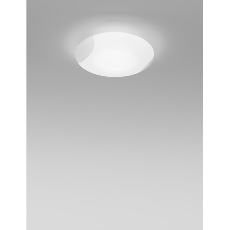 Lio Ceiling/Wall Lamp 30 Crystal White Glossy White L22ff Ul, 12" H x 12" W x 12" D