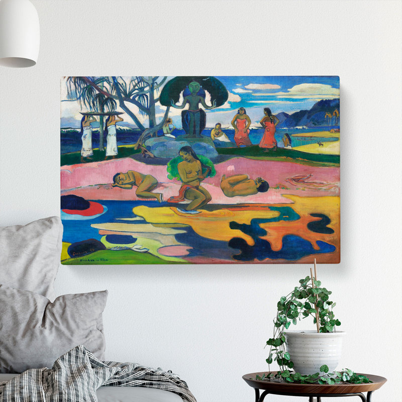 Day of the God by Paul Gauguin - Wrapped Canvas, 40cm H x 60cm W x 3cm D