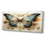 Papillon beige sarcelle, motifs complexes - art mural papillon-537283081-763164743