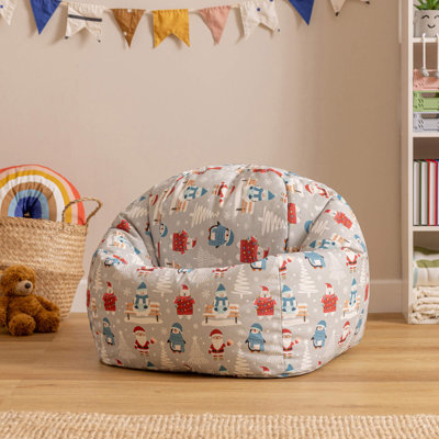 Kids Rainbow Print Classic Bean Bag