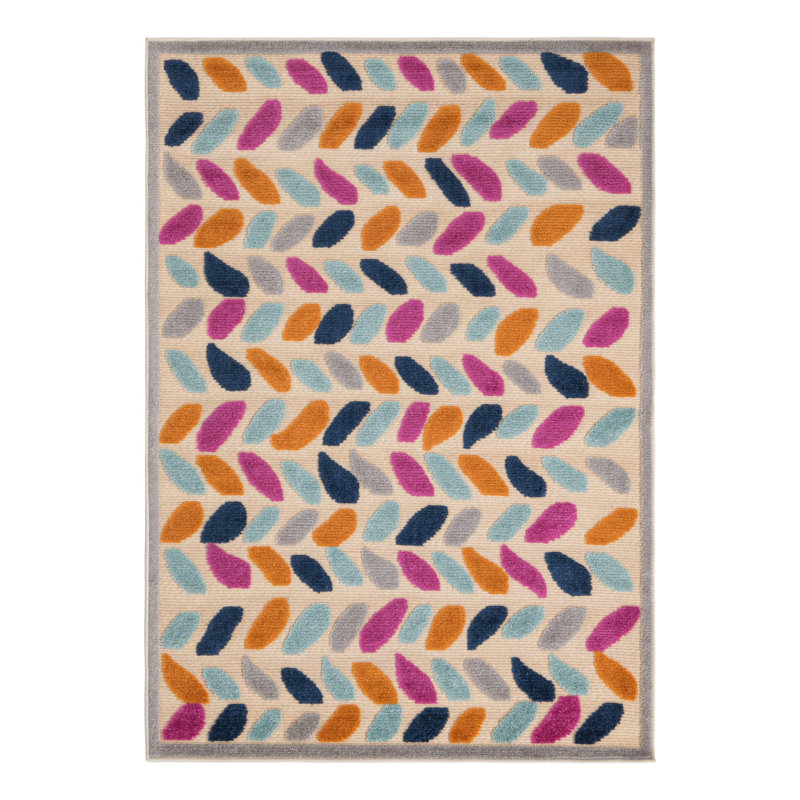 Tapis d'extérieur Rugs.com Oranjestad Aruba 1, Rectangle 4pi x 6 pi