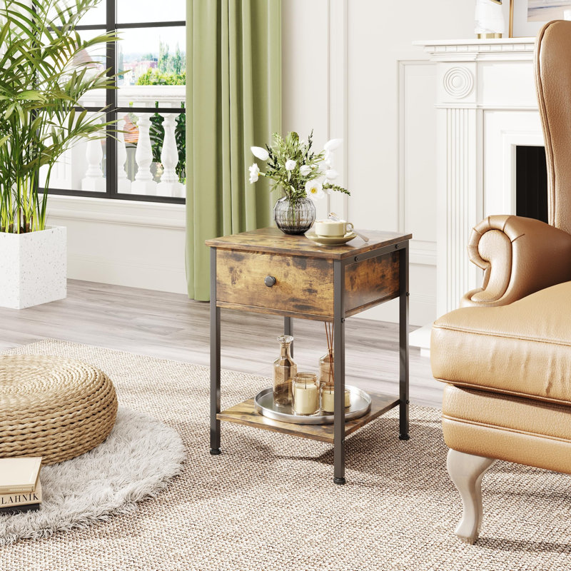 Dimitriya End Table with Storage