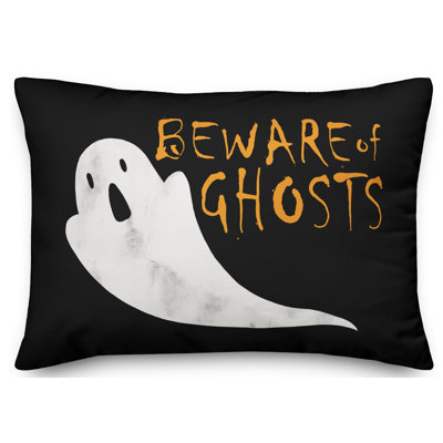  Coussin lombaire «Beware of Ghost»