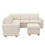 Canapé-lit modulaire avec repose-pieds Abramson-117494830