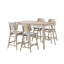Ensemble de salle à manger en bois avec table rectangulaire et chaises Lyan-993116268-995302967-977543840
