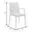 Fauteuil de patio empilable sans assemblage Mace - Chaise de salle à manger moderne en tissu toutes saisons imperméable et robuste-124128378-30181369
