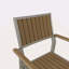 Chaises en bois de corail Cape avec ensemble repas (ensemble de 2)