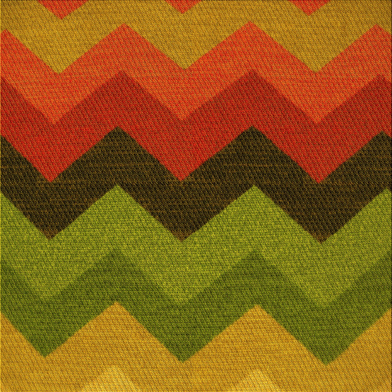 Chevron Indoor Rug, Square 3'
