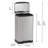 Steel Step On Kitchen Trash Can - 10 Gallons
