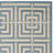 Arneshia Geometric Blue/Bone Indoor/Outdoor Area Rug-1804976072