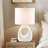 Ceramic Table Lamp White See Below