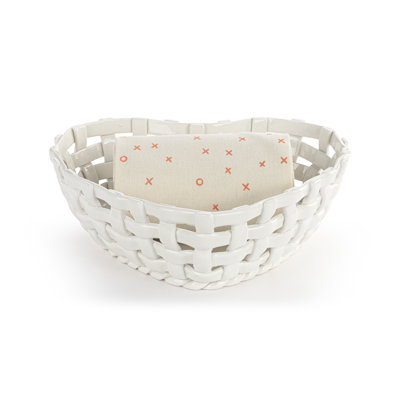 Heart Bread Basket With Towel