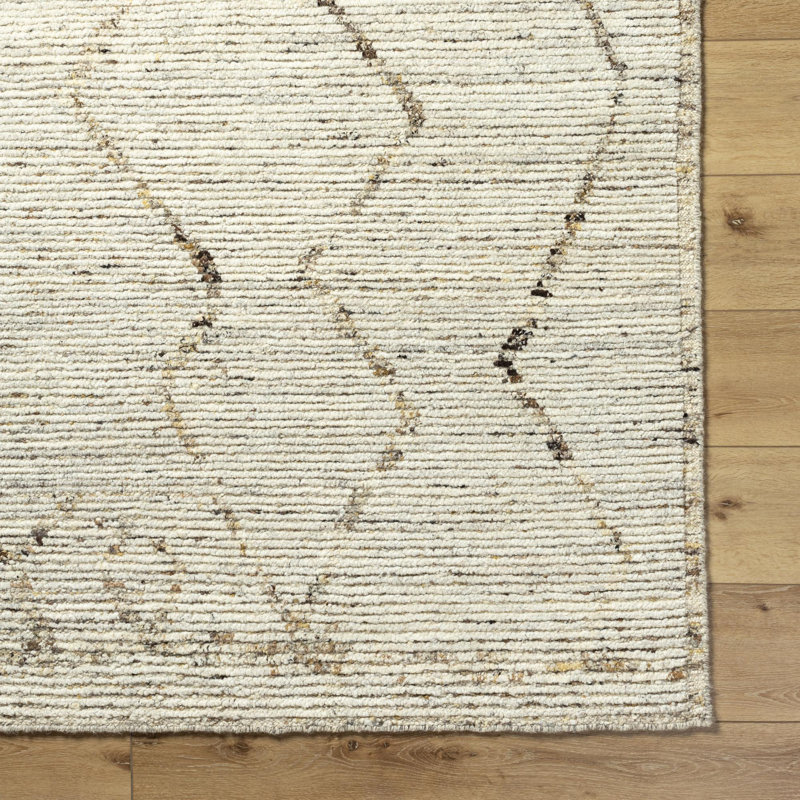 Khyber Handmade Wool Abstract Area Rug, Rectangle 10' x 14'